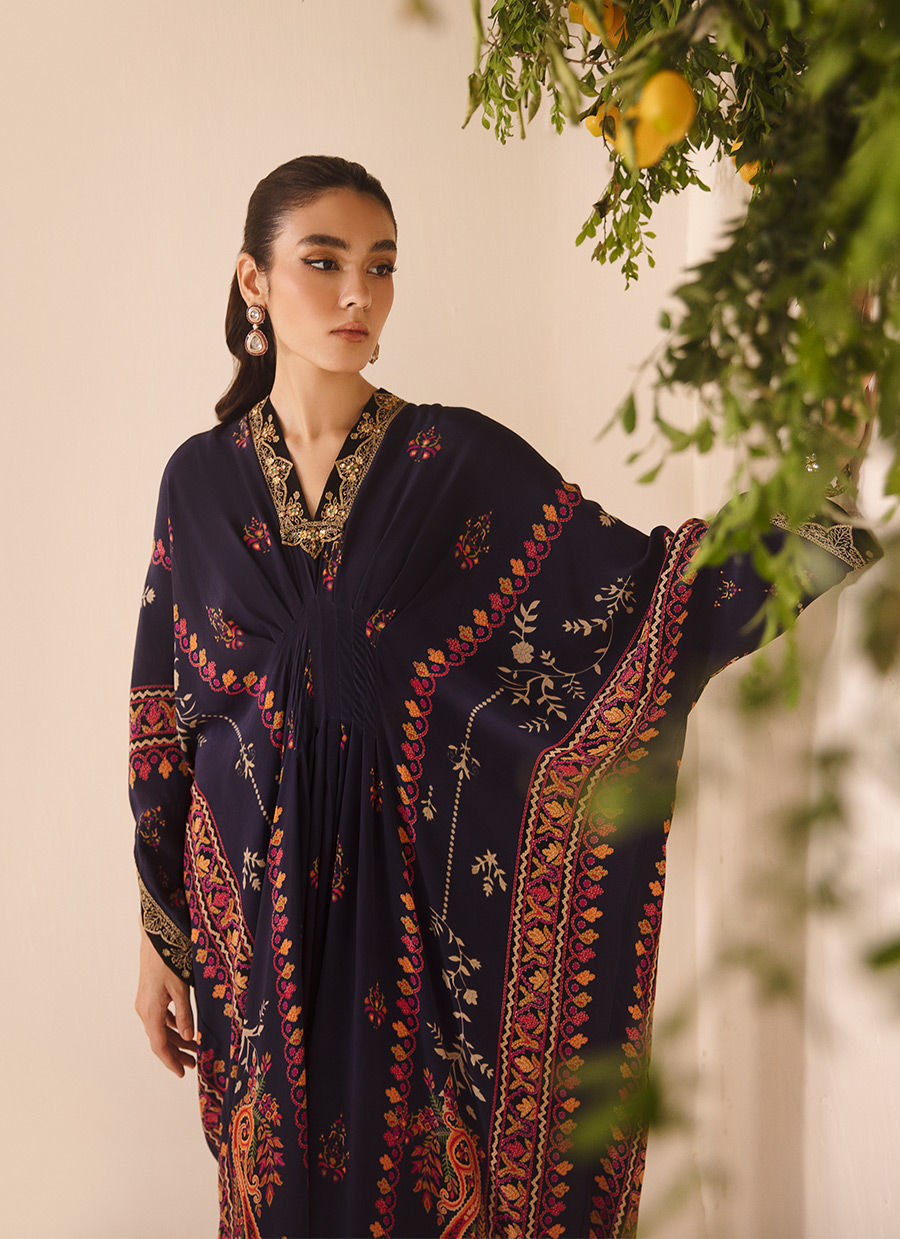 Mayna Festive Luxe Pret 23 - Ziva Navy Kaftan