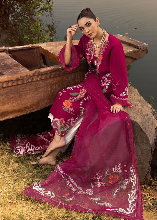 Tasawar Luxe Lawn '25 - MIRROR GARDEN - D3A