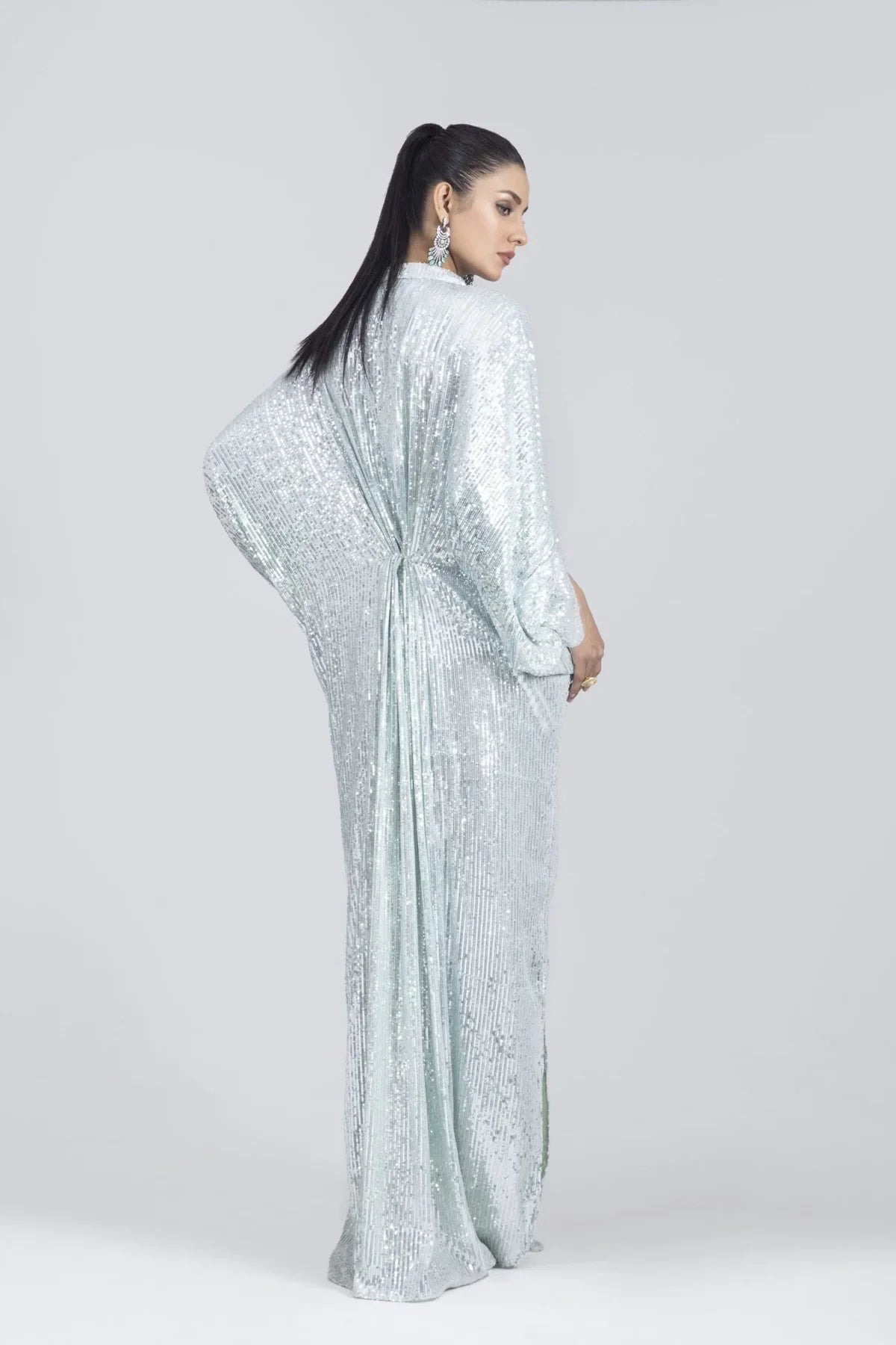Kaftans - Kf-15227-Mintblue