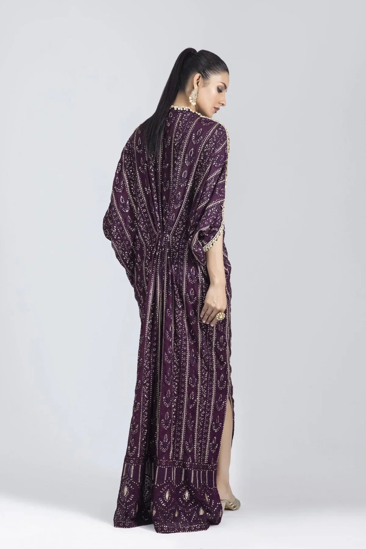 Kaftans - Kf-15392-Purple