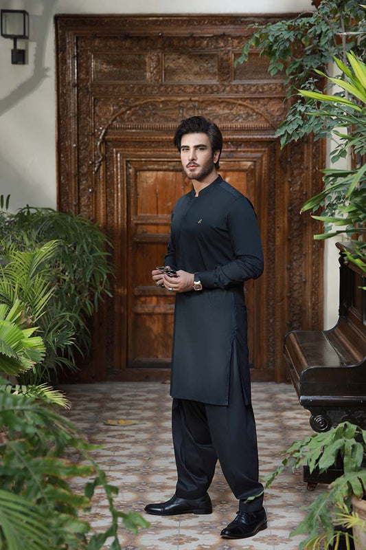 BLACK EGYPTION COTTON SHALWAR KAMEEZ