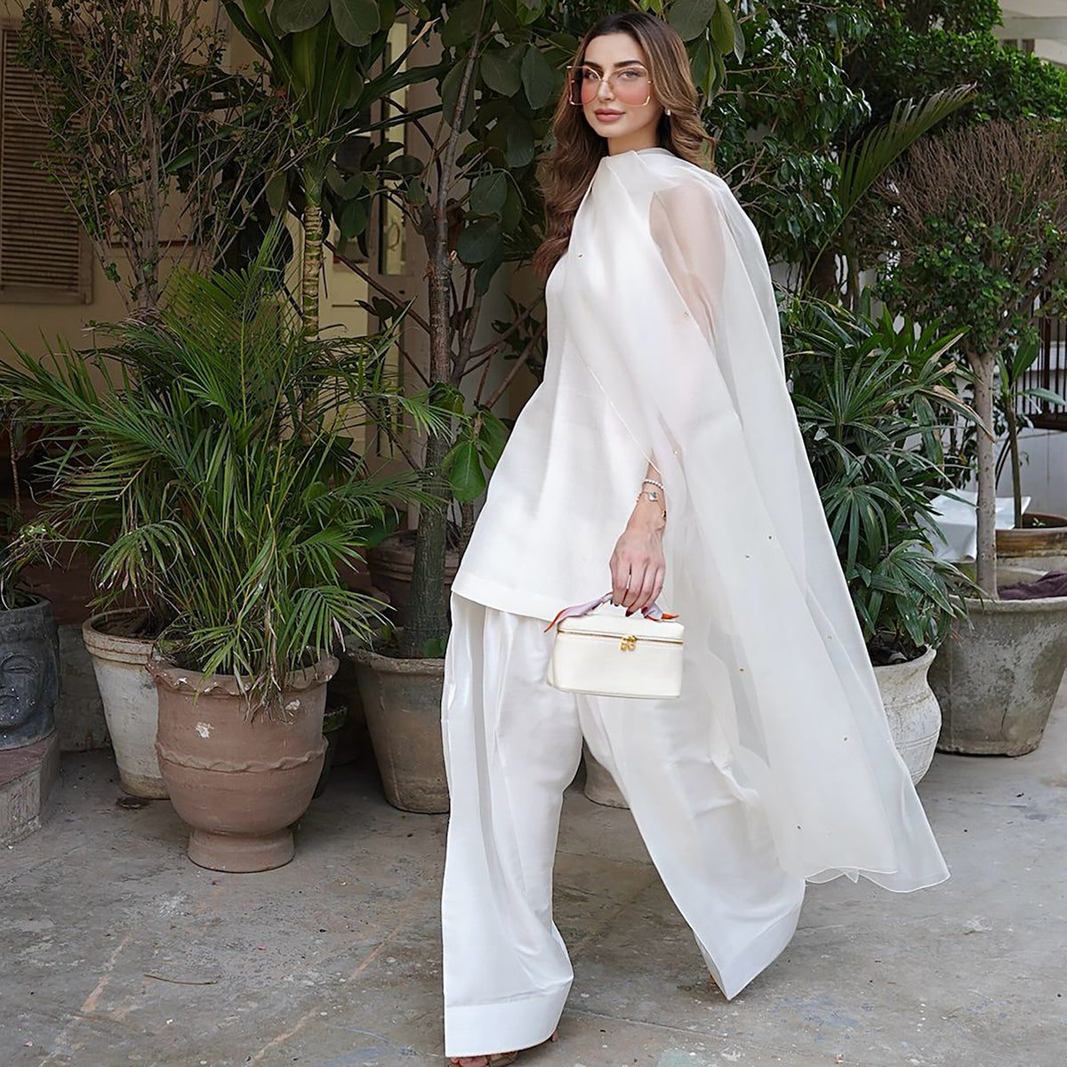 Personalised '25 - Zehra Malik In White Whisper Of Luxury