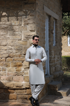 PASTEL GREY BOSKY SHALWAR KAMEEZ