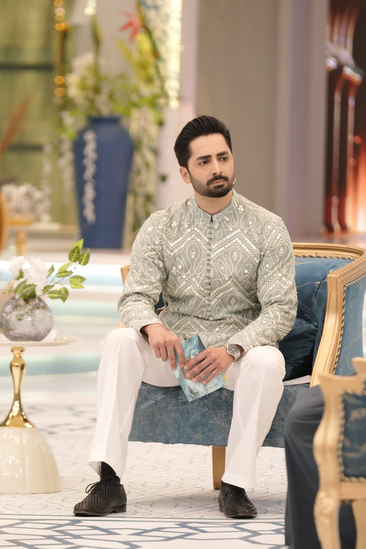 -DANISH- MINT KURTA PAJAMA