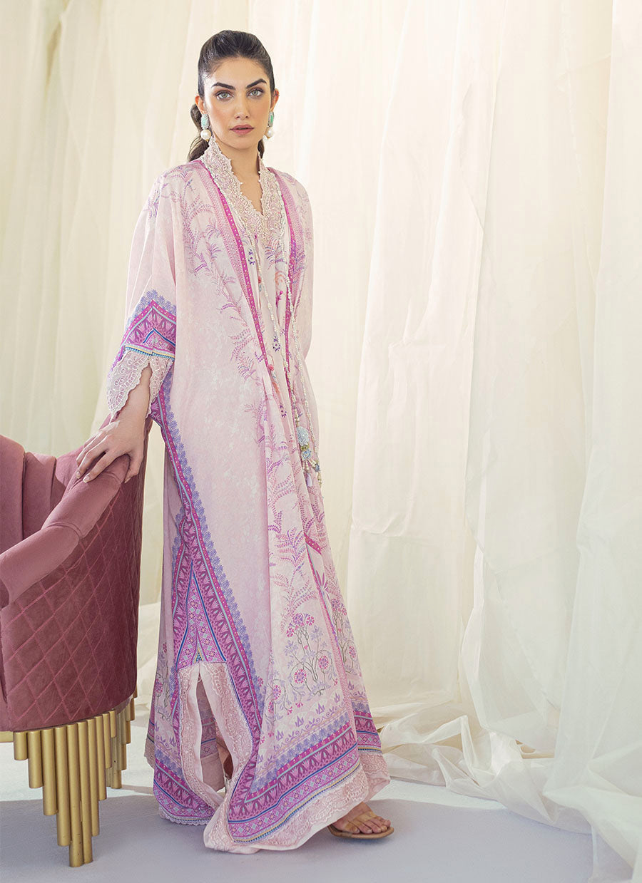 Gaia '23 - Daisy Blush Crepe Kaftan