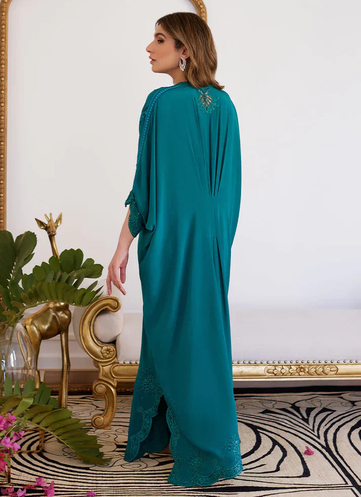 Luna Eid 24 - Emmeline Emerald Crepe Kaftan