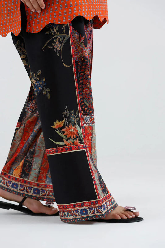 Eid Edit '26 - Stitched Printed Lawn Shirt+ Shalwar | SS26BSP178P2T