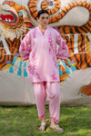 Eid Edit '26 - Stitched Embroidered Lawn Shirt + Shalwar | SS26ESE306P2T