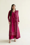 Ramadan Ready to Wear '26 - FUCHSIA LUXURY EMBROIDERED LAWN 3PCS SET (NPA3-26405)