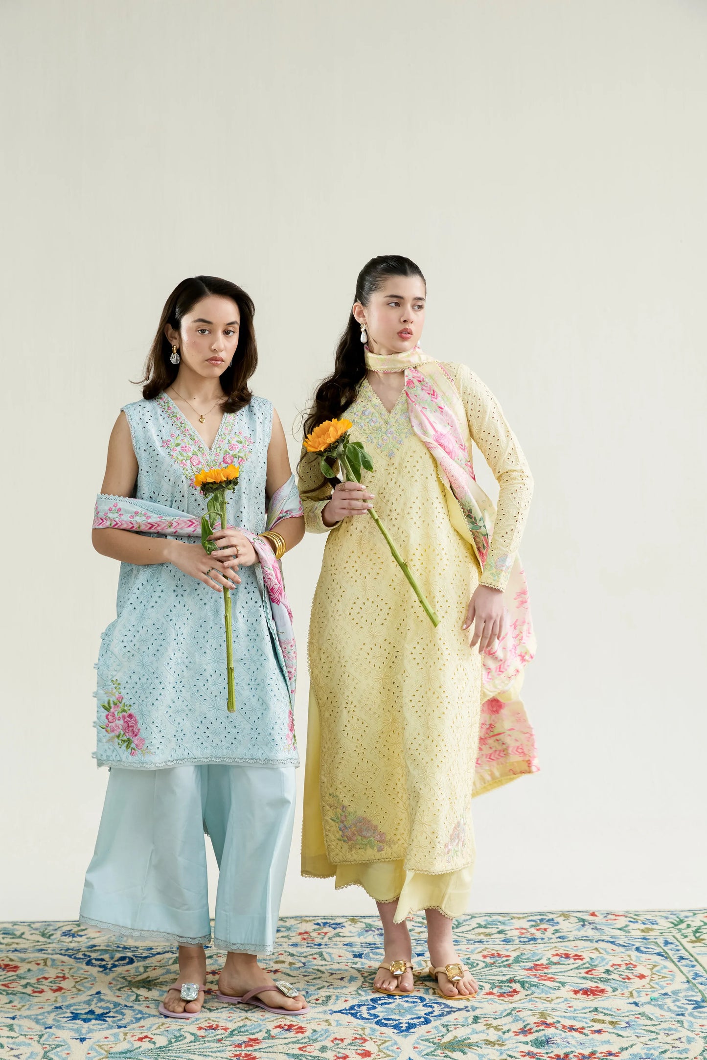 Ramadan Ready to Wear '26 - BUTTER YELLOW LUXURY EMBROIDERED LAWN 3PCS SET (NPA3-26403)