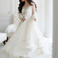 Leelee Ivory Kalidaar and Dupatta