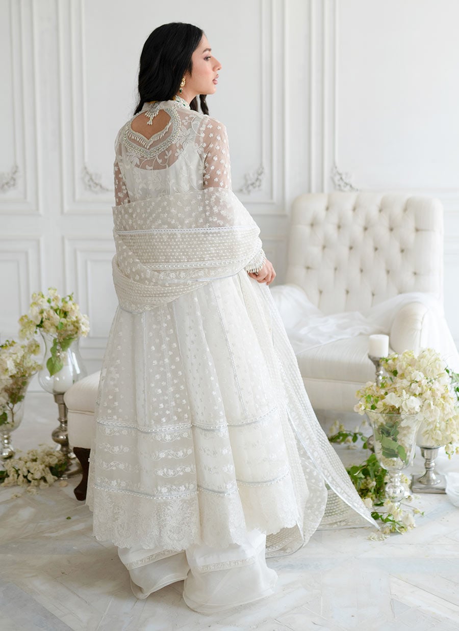 Leelee Ivory Kalidaar and Dupatta