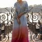 Ombre Luxe Eid Edit '25 - Ombre Sky Kaftan