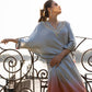 Ombre Luxe Eid Edit '25 - Ombre Sky Kaftan