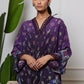 Lea Autumn Winter '23 - Chione Aubergine Kaftan