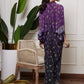 Lea Autumn Winter '23 - Chione Aubergine Kaftan