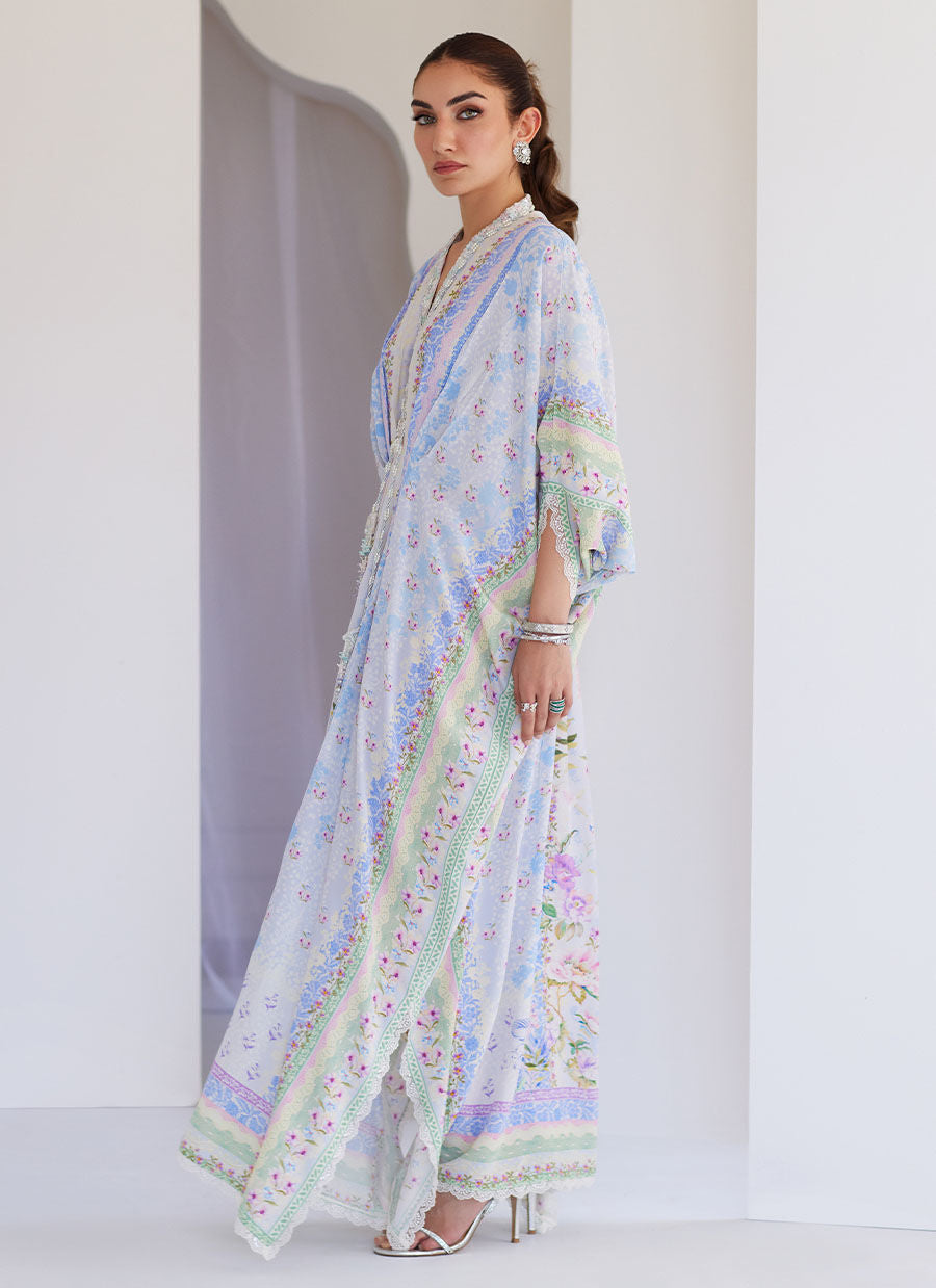 Tara Eid Luxe'25- Zerin Crepe Kaftan