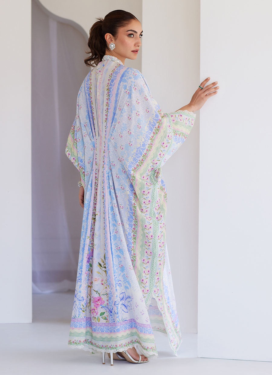 Tara Eid Luxe'25- Zerin Crepe Kaftan