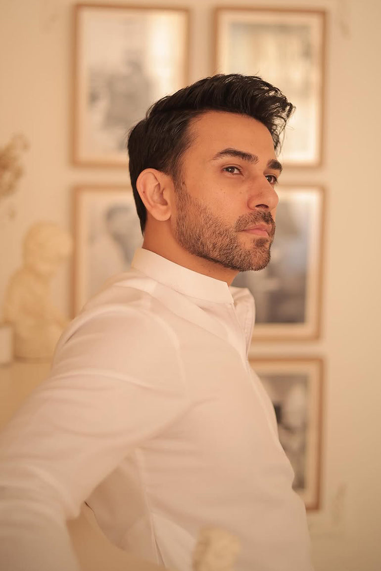 White Kurta Farshi Shalwar