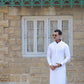 WHITE EGYPTIAN COTTON SHALWAR KAMEEZ