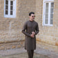 BROWN BOSKY KURTA PAJAMA