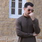 BROWN BOSKY KURTA PAJAMA