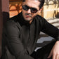 BLACK LINEN SHALWAR KAMEEZ