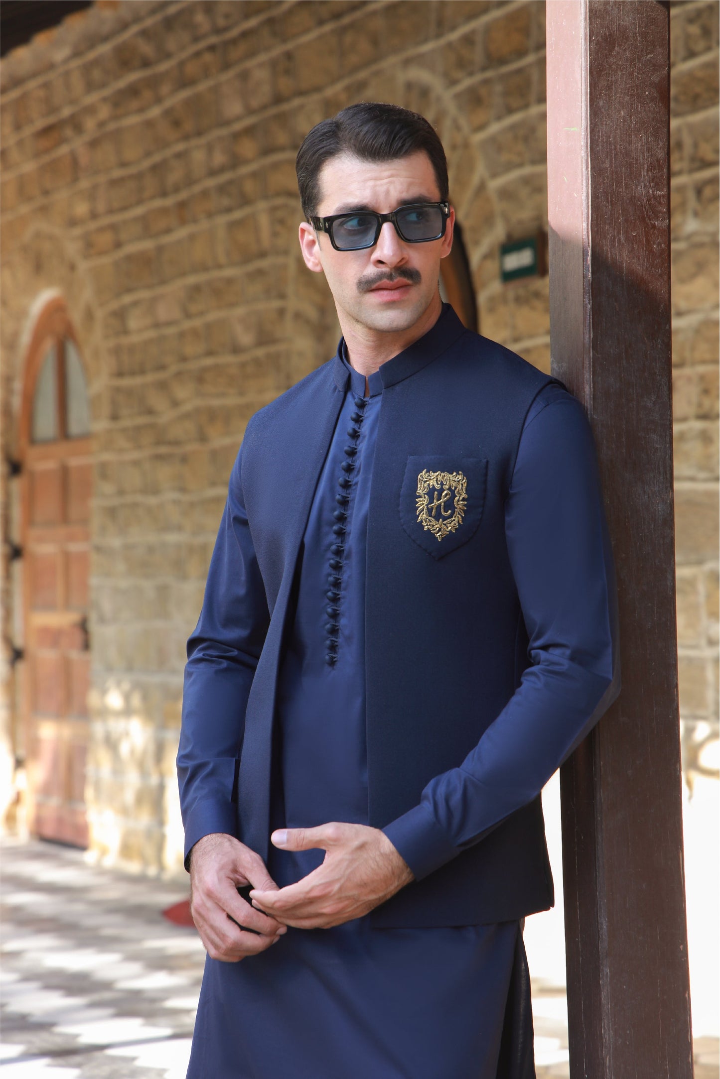 ROYAL BLUE STRETCHABLE KURTA PAJAMA