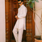 WHITE LINEN KURTA PAJAMA
