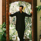BLACK LINEN KURTA PAJAMA