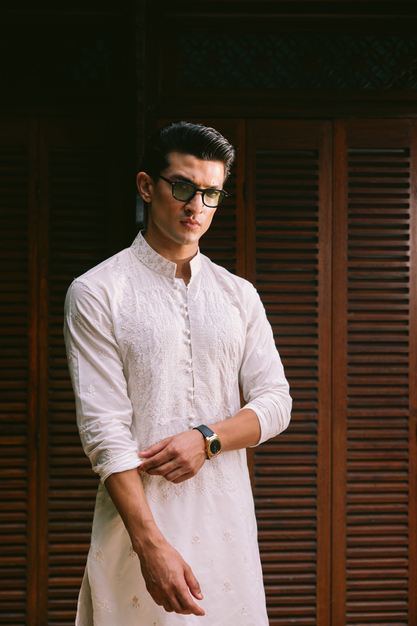 KHUMAR WHITE KURTA PAJAMA
