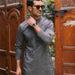 KHUMAR GREY KURTA PAJAMA