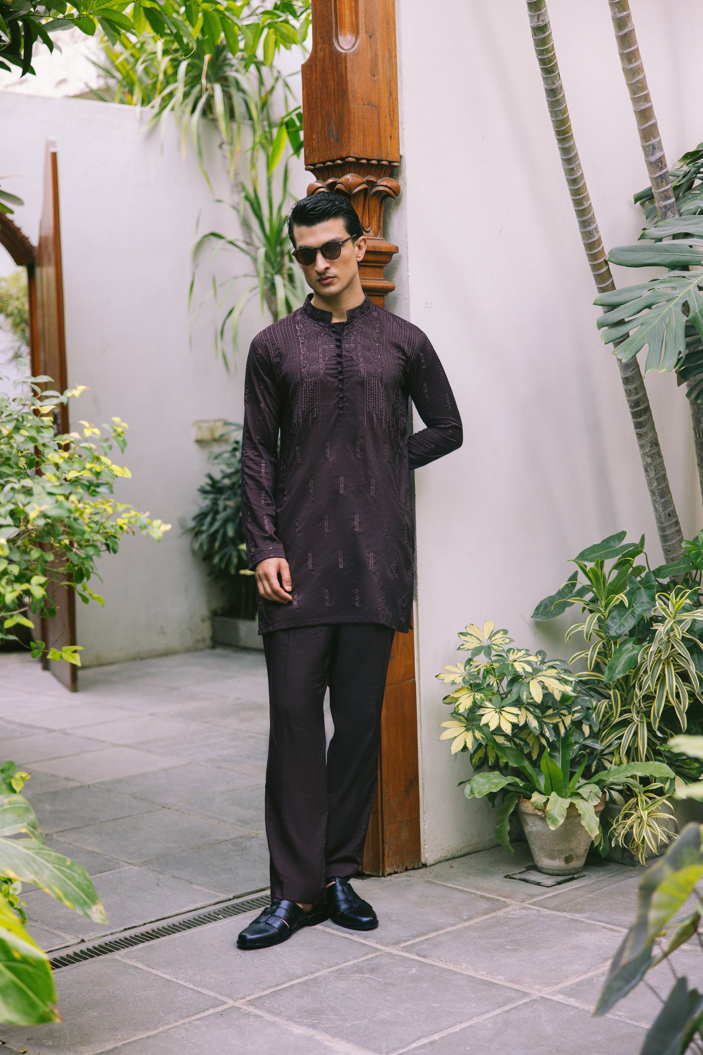 KHUMAR BROWN KURTA PAJAMA