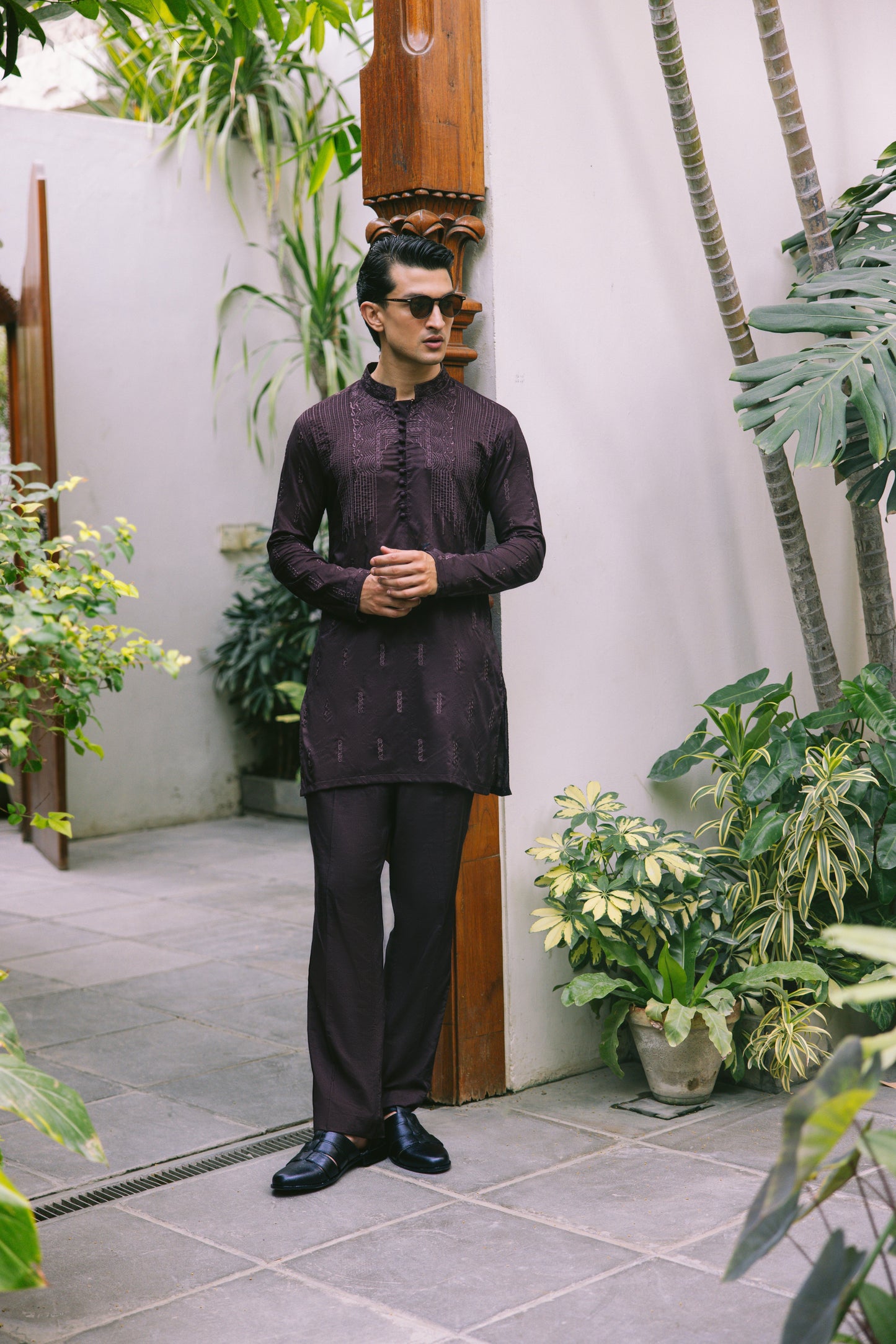 KHUMAR BROWN KURTA PAJAMA