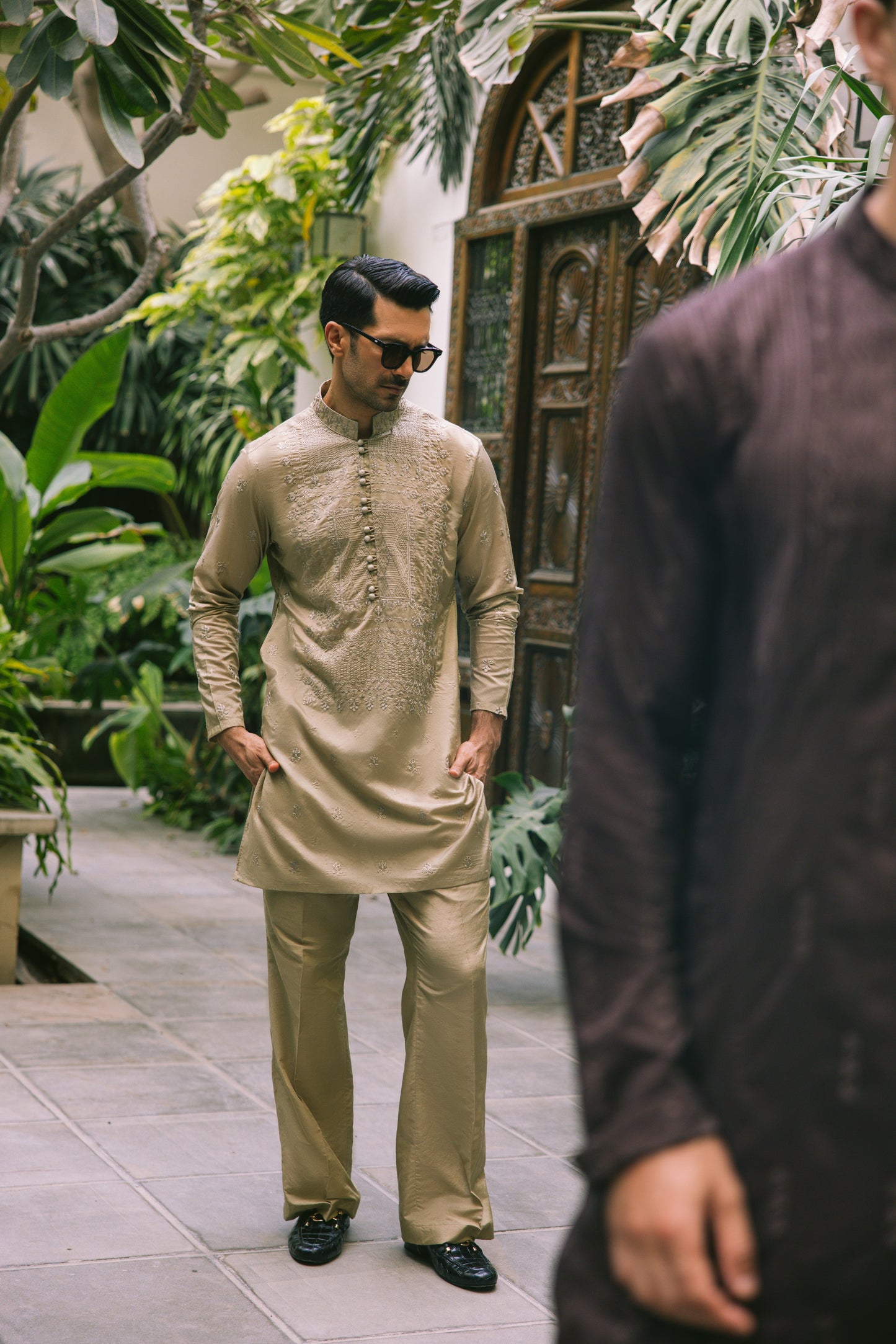 KHUMAR BEIGE KURTA PAJAMA