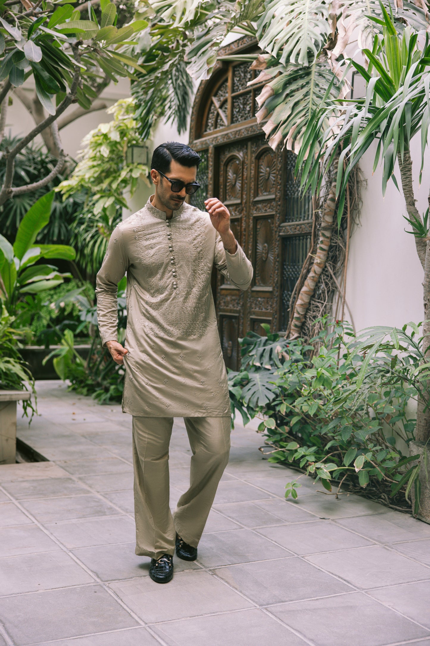 KHUMAR BEIGE KURTA PAJAMA