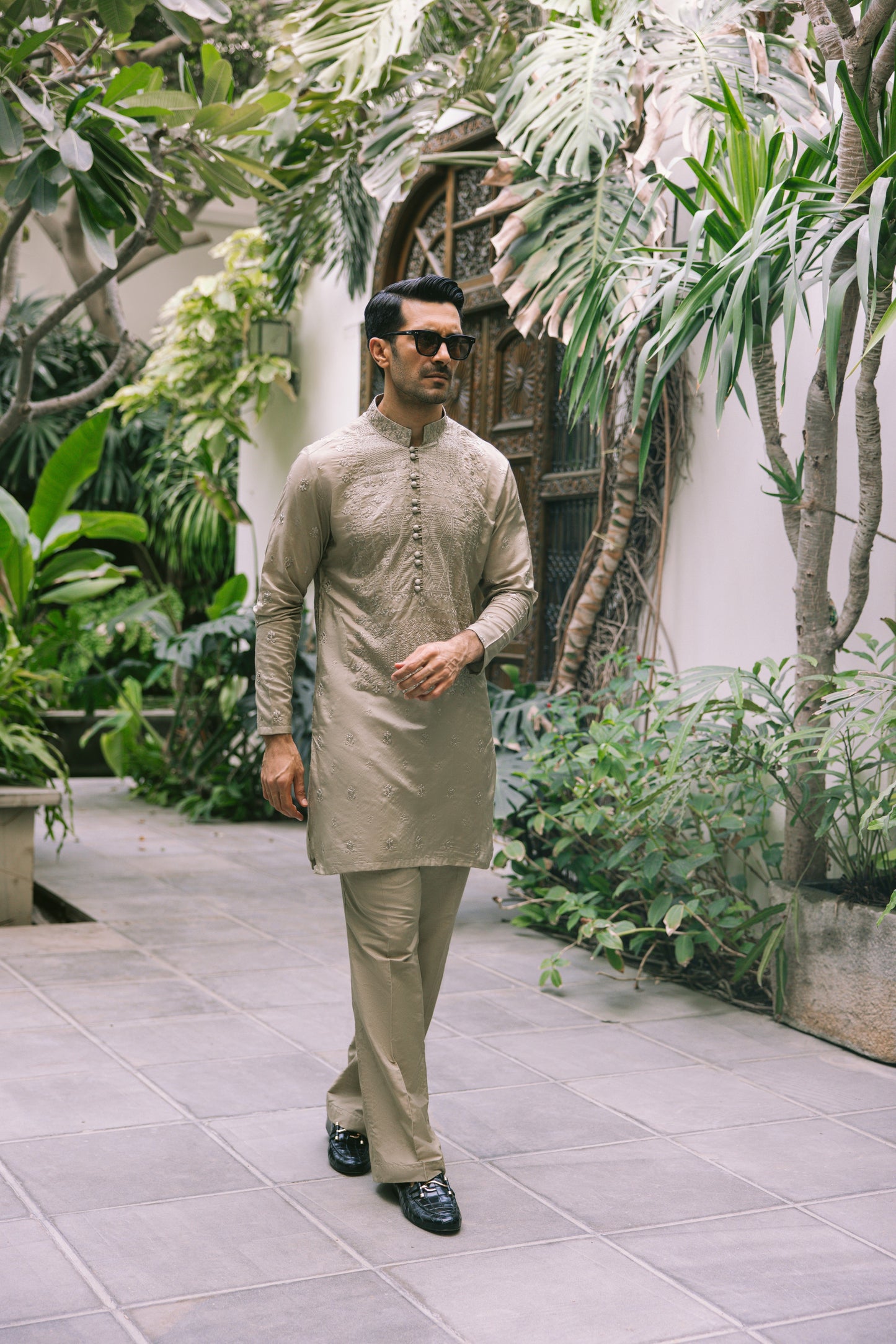 KHUMAR BEIGE KURTA PAJAMA