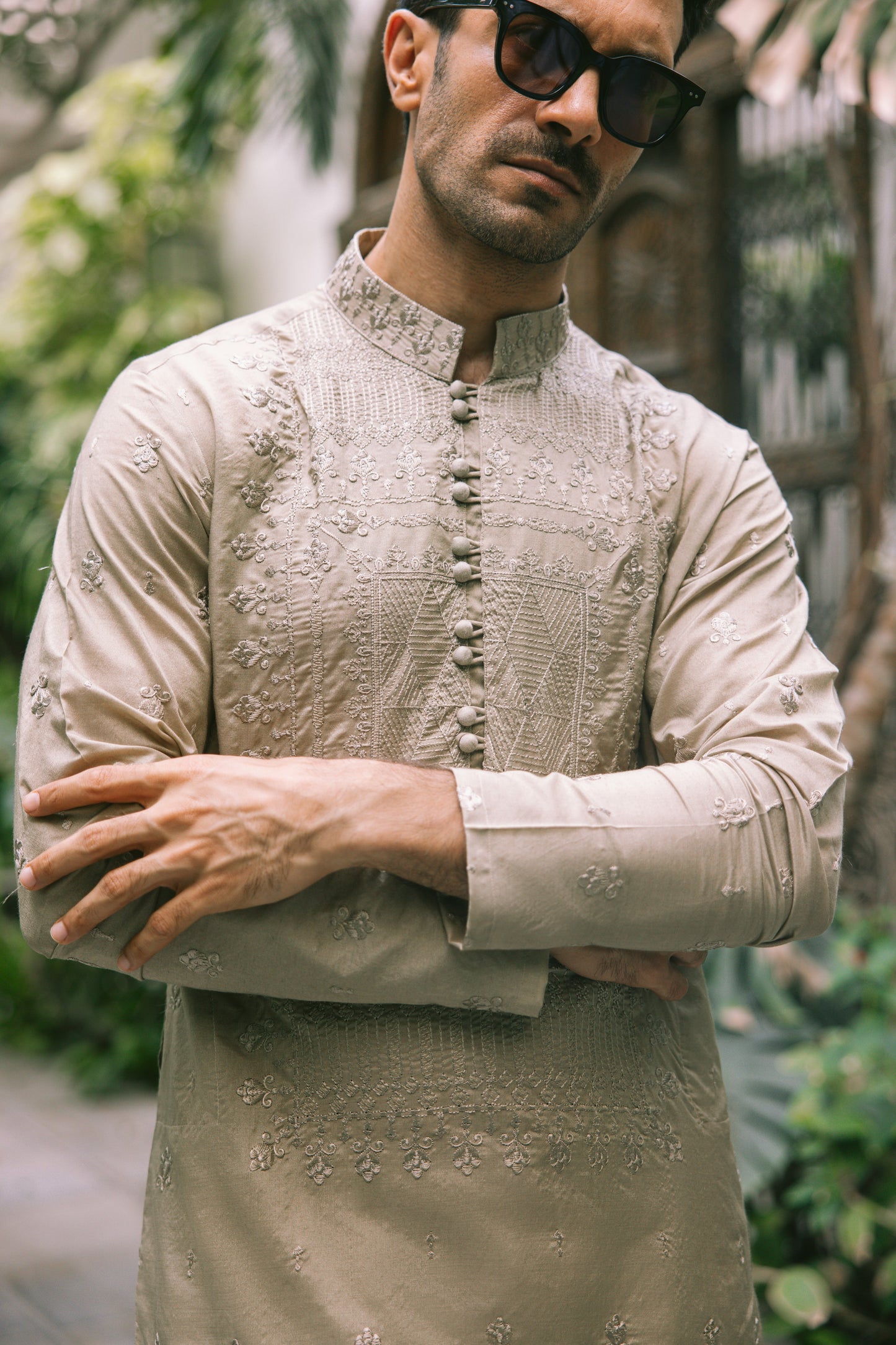 KHUMAR BEIGE KURTA PAJAMA