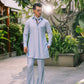 MINT BLUE LINEN KURTA PAJAMA