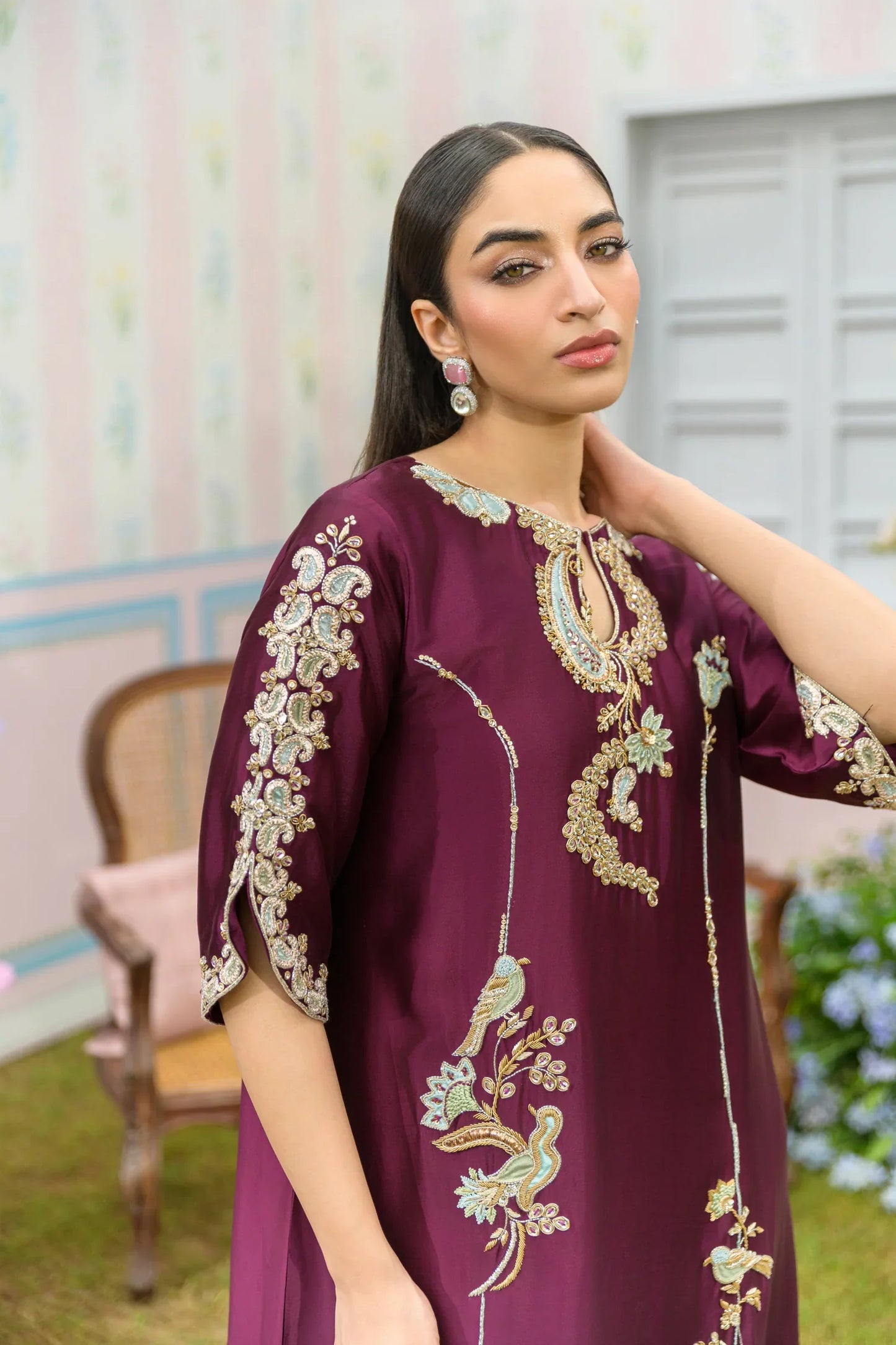 Zarayna-Festive Formals '25 - Mulberry