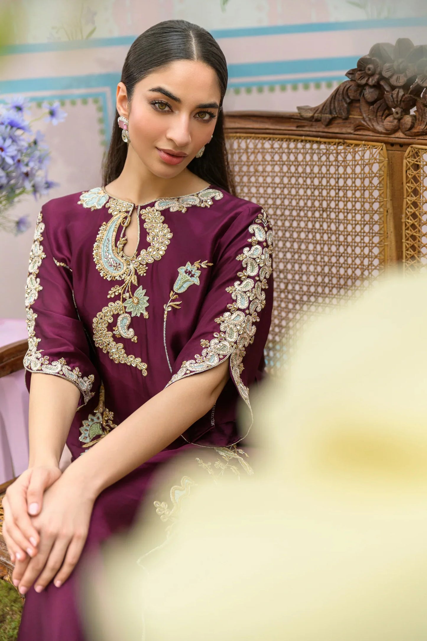 Zarayna-Festive Formals '25 - Mulberry