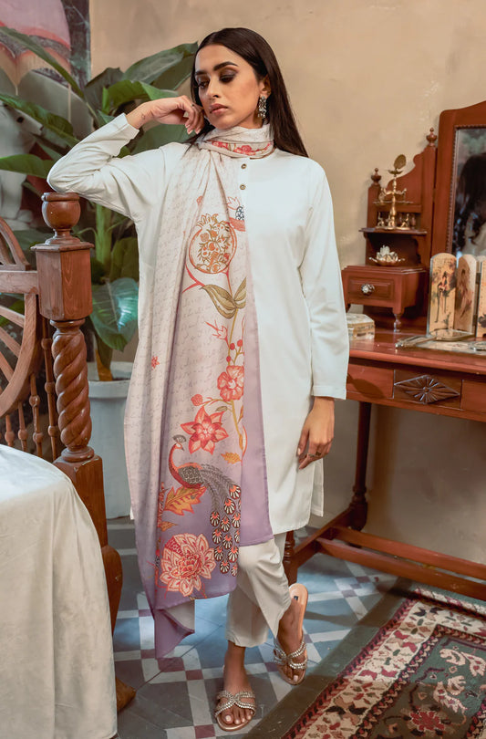GULNAR  - Soft Lilac Odhni