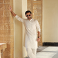 -AZAN- WHITE KURTA PAJAMA