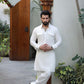 WHITE LINEN KURTA PAJAMA