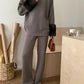 Gigi Fur Cuff Knit Suit