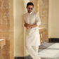 -AZAN- WHITE KURTA PAJAMA