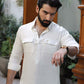 WHITE LINEN KURTA PAJAMA