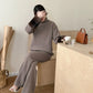 Gigi Fur Cuff Knit Suit
