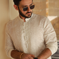 -AZAN- WHITE KURTA PAJAMA