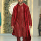 RED Sequence Kurta Pajama